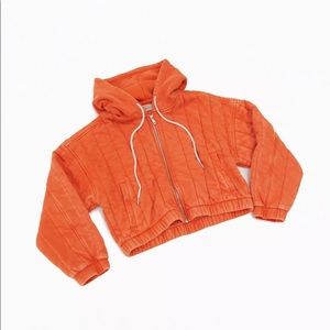 Urban Outfitters Orange zip-up